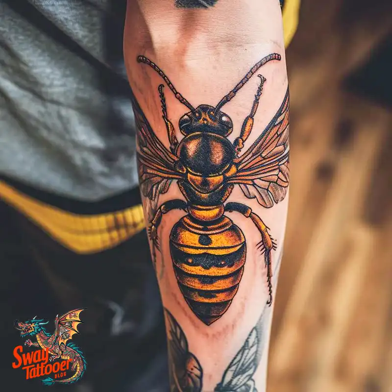 100 Wasp Tattoo Design Ideas That Sting With Style 2 wasp tattoo