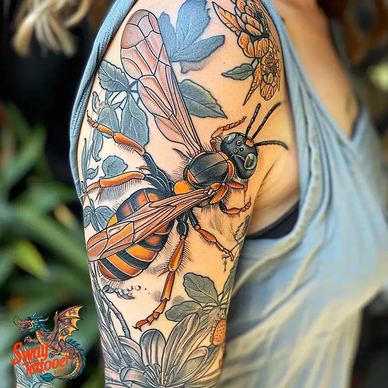 100 Wasp Tattoo Design Ideas That Sting With Style 1 wasp tattoo