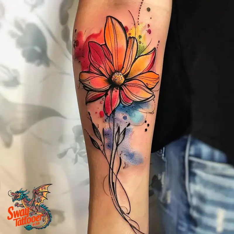 100 Watercolor Tattoo Design Ideas: Splashes of Art to Wear 74 Watercolor tattoo