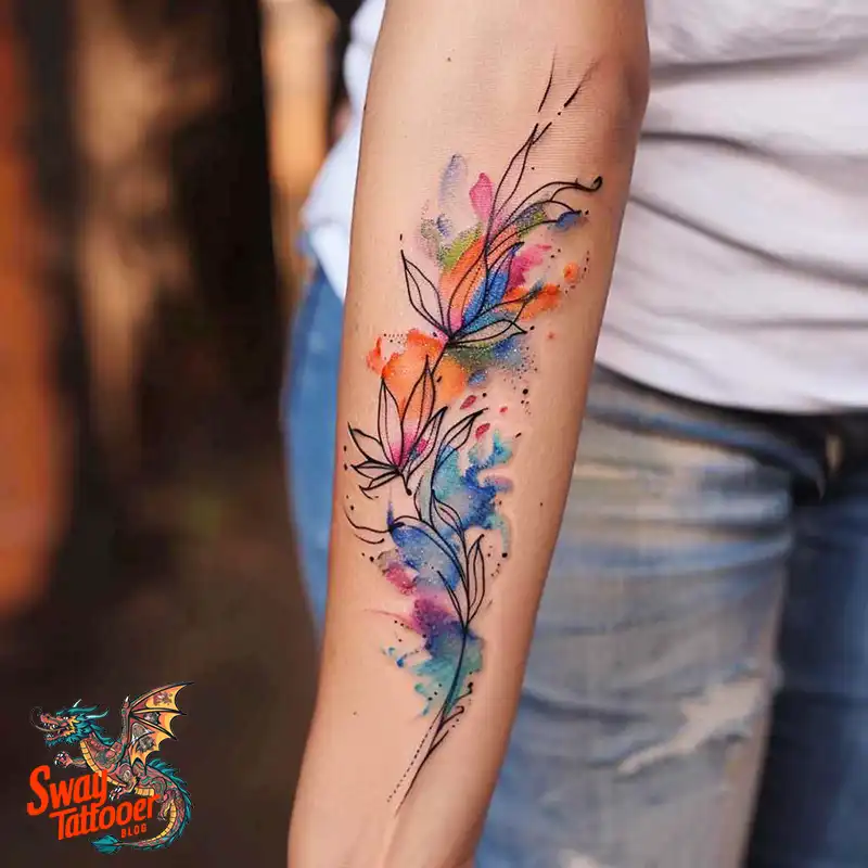 100 Watercolor Tattoo Design Ideas: Splashes of Art to Wear 46 Watercolor tattoo