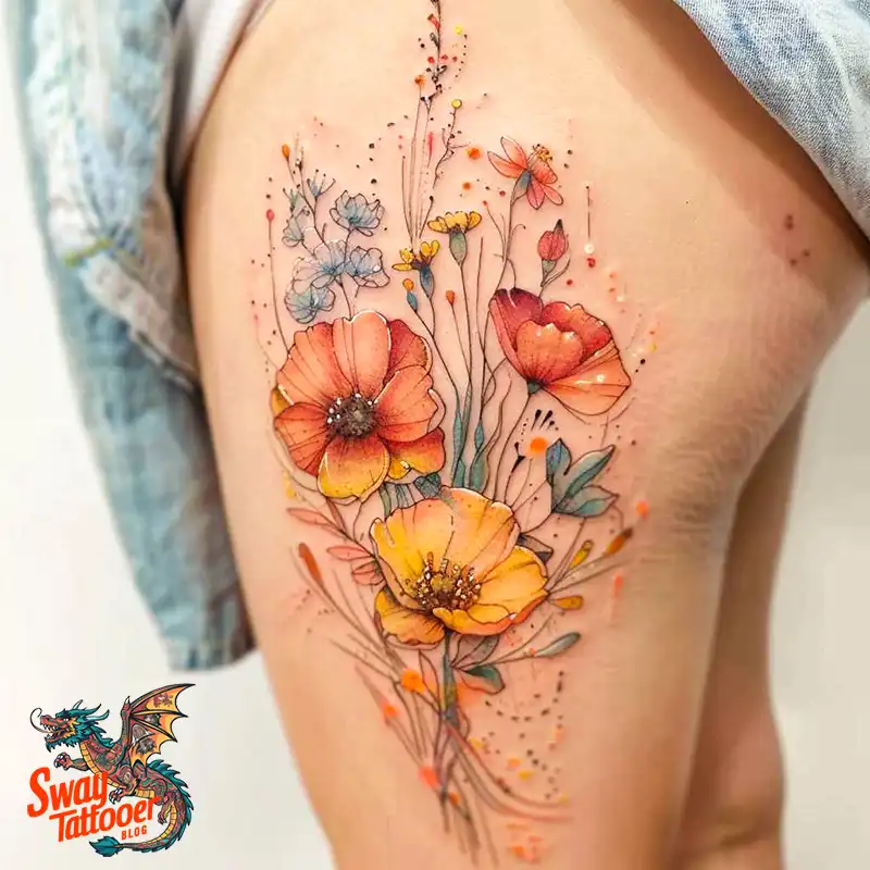 100 Watercolor Tattoo Design Ideas: Splashes of Art to Wear 97 Watercolor tattoo