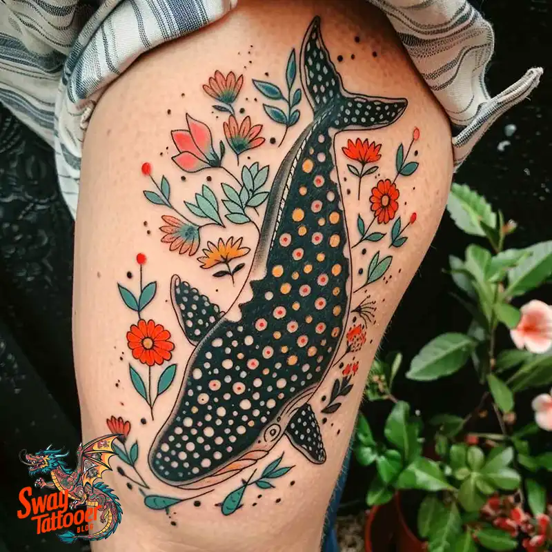 100+ Whale Shark Tattoo Design Ideas: Oceanic Ink 104 whale shark tattoo