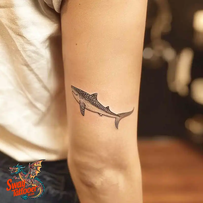 100+ Whale Shark Tattoo Design Ideas: Oceanic Ink 9 whale shark tattoo