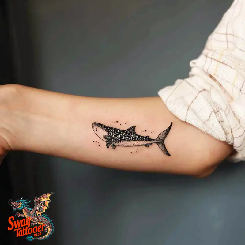 100+ Whale Shark Tattoo Design Ideas: Oceanic Ink 7 whale shark tattoo