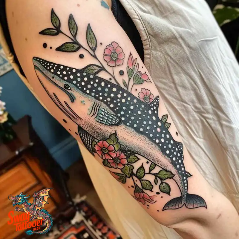 100+ Whale Shark Tattoo Design Ideas: Oceanic Ink 99 whale shark tattoo