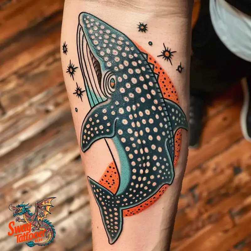 100+ Whale Shark Tattoo Design Ideas: Oceanic Ink 54 whale shark tattoo