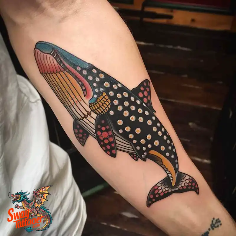 100+ Whale Shark Tattoo Design Ideas: Oceanic Ink 48 whale shark tattoo