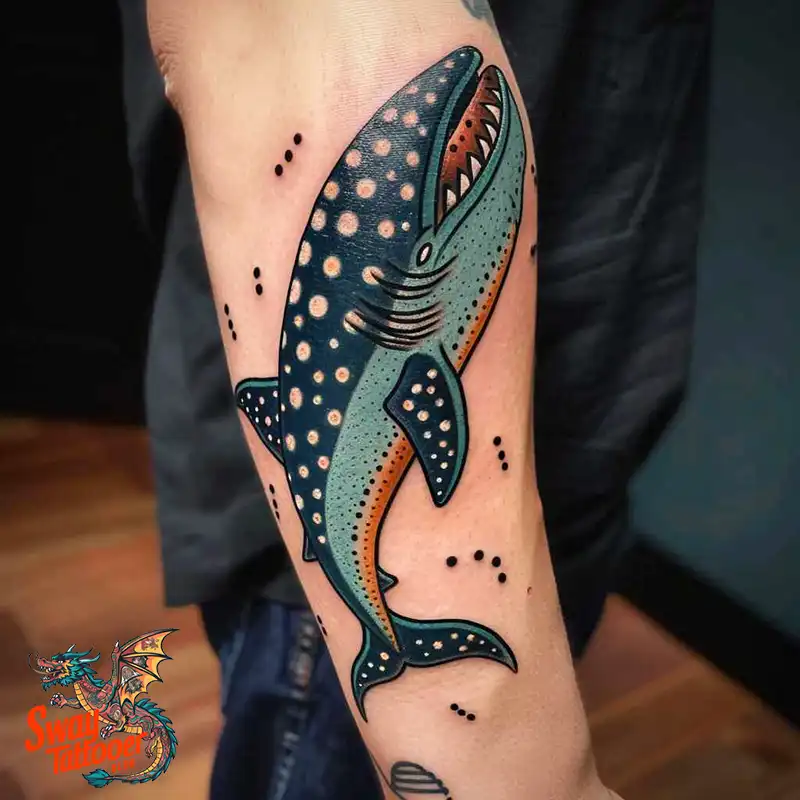 100+ Whale Shark Tattoo Design Ideas: Oceanic Ink 47 whale shark tattoo