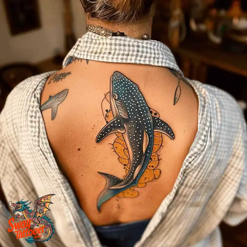 100+ Whale Shark Tattoo Design Ideas: Oceanic Ink 44 whale shark tattoo