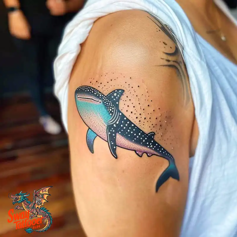 100+ Whale Shark Tattoo Design Ideas: Oceanic Ink 42 whale shark tattoo