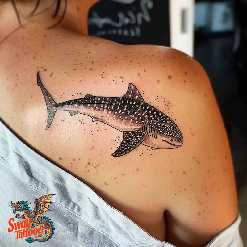 100+ Whale Shark Tattoo Design Ideas: Oceanic Ink 27 whale shark tattoo