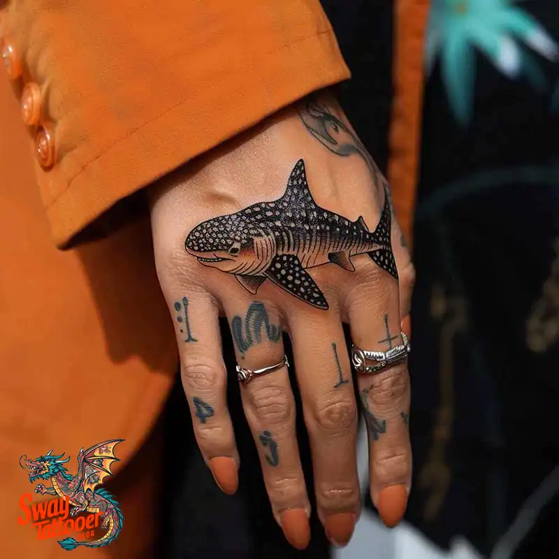 100+ Whale Shark Tattoo Design Ideas: Oceanic Ink 29 whale shark tattoo