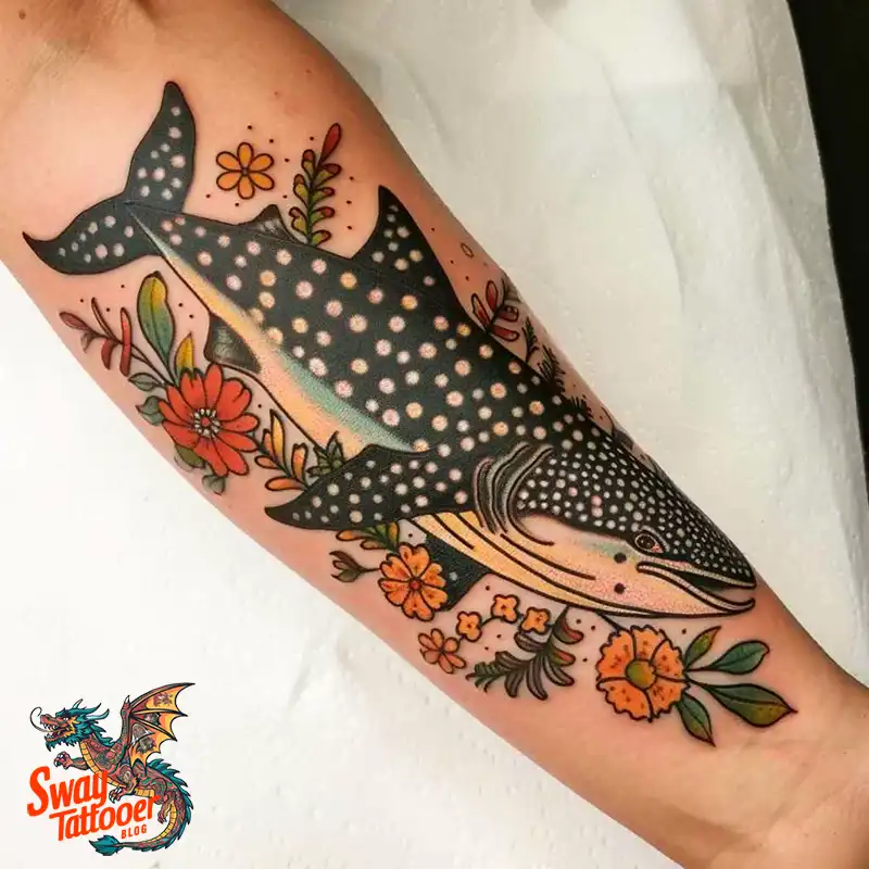 100+ Whale Shark Tattoo Design Ideas: Oceanic Ink 103 whale shark tattoo