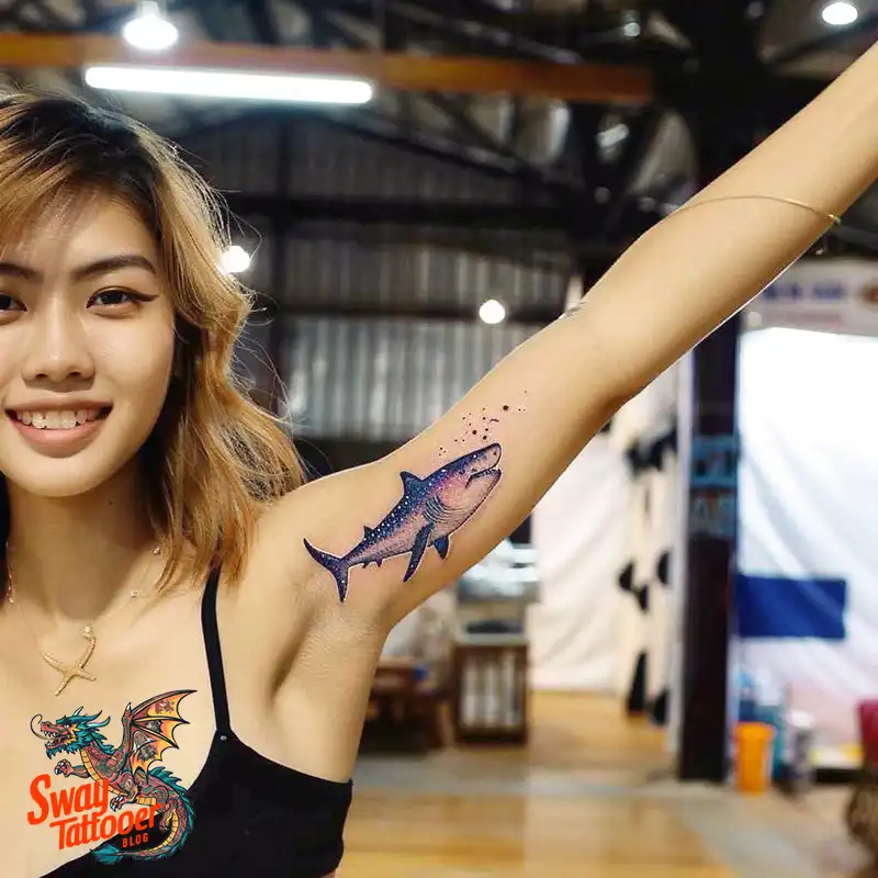 100+ Whale Shark Tattoo Design Ideas: Oceanic Ink 20 whale shark tattoo