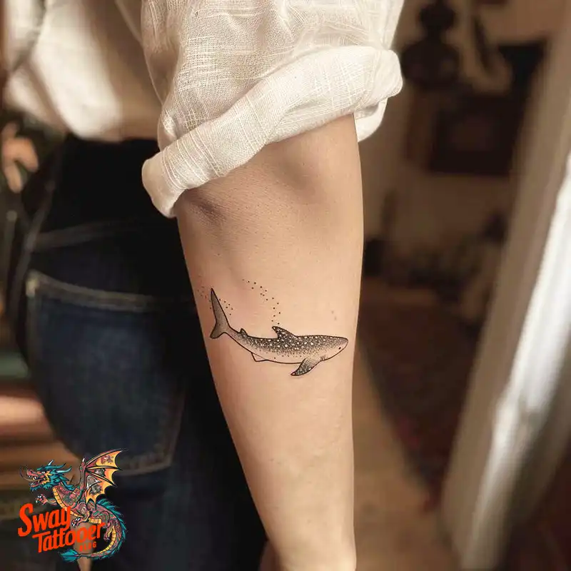 100+ Whale Shark Tattoo Design Ideas: Oceanic Ink 16 whale shark tattoo