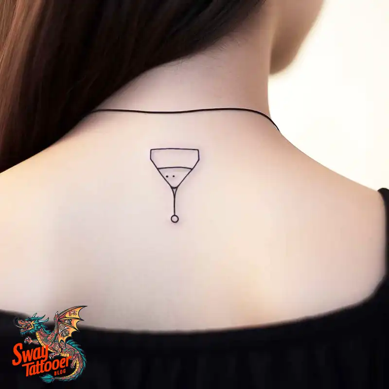 50 Wine Glass Tattoo Designs: Elegant Ink for the Sipper 31 Wine Glass Tattoo