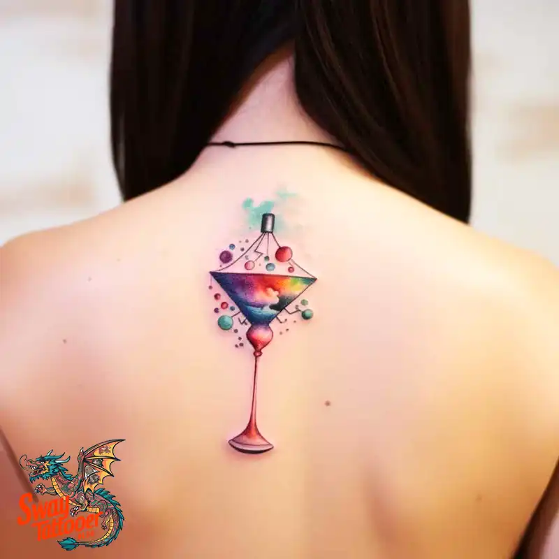 50 Wine Glass Tattoo Designs: Elegant Ink for the Sipper 14 Wine Glass Tattoo