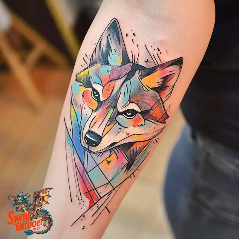 150 Wolf Tattoo Design Ideas: Wild Strength and Spirit 118 wolf tattoo