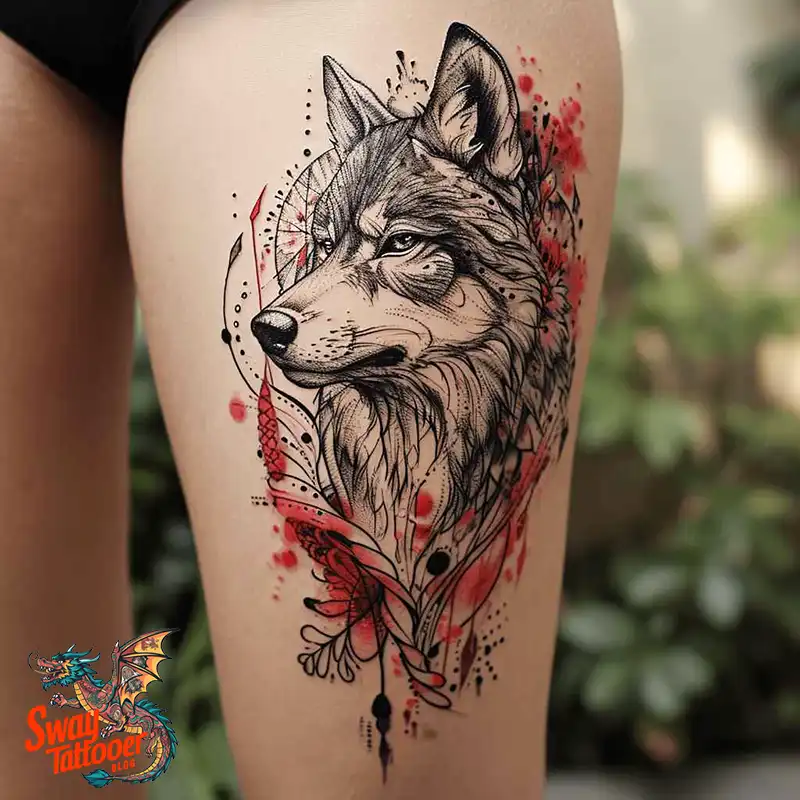 150 Wolf Tattoo Design Ideas: Wild Strength and Spirit 128 wolf tattoo