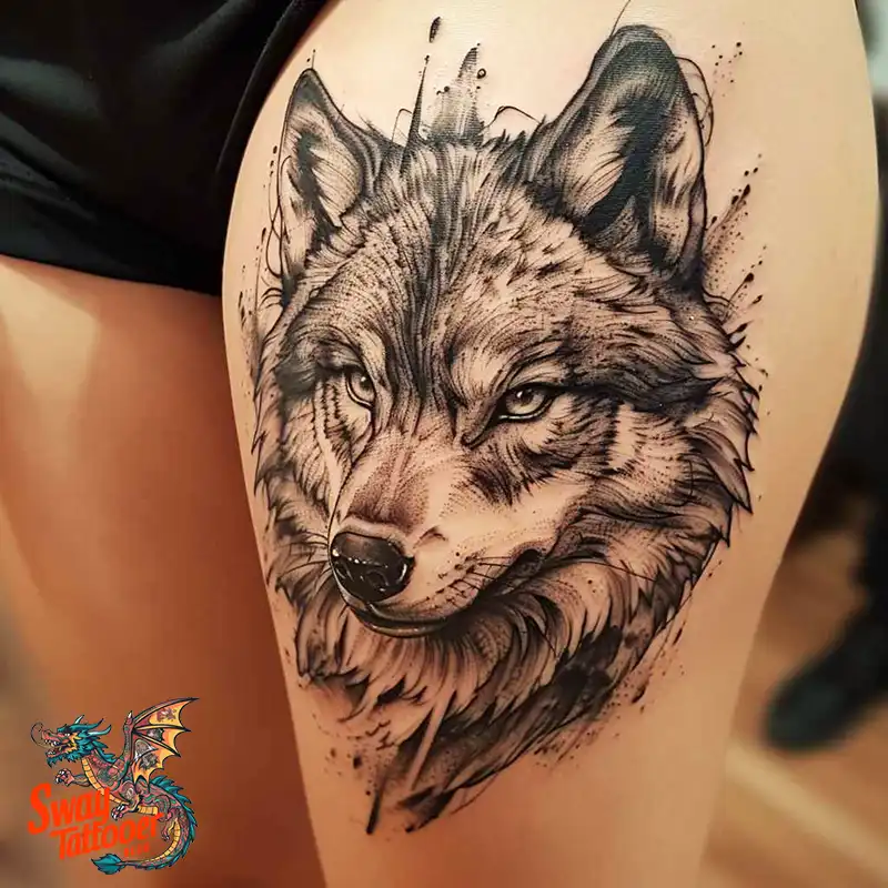 150 Wolf Tattoo Design Ideas: Wild Strength and Spirit 35 wolf tattoo