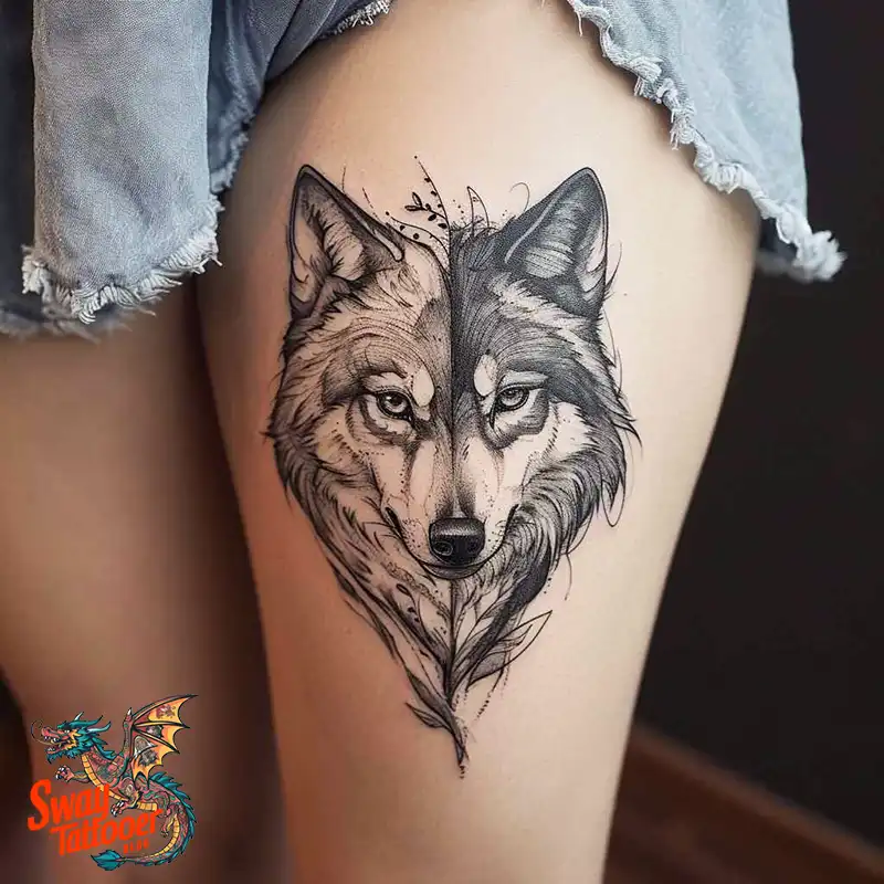 150 Wolf Tattoo Design Ideas: Wild Strength and Spirit 26 wolf tattoo