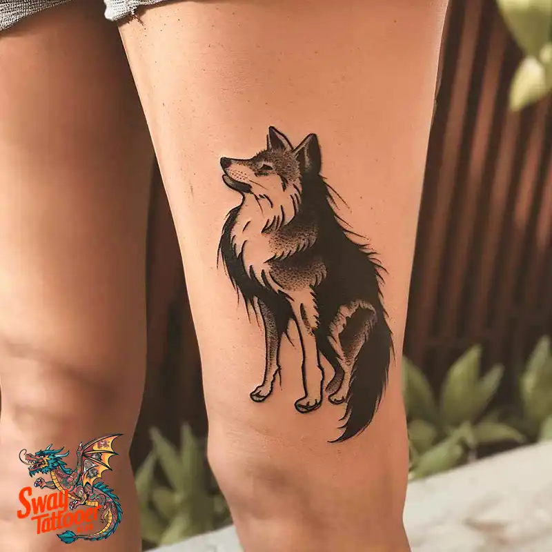 150 Wolf Tattoo Design Ideas: Wild Strength and Spirit 19 wolf tattoo