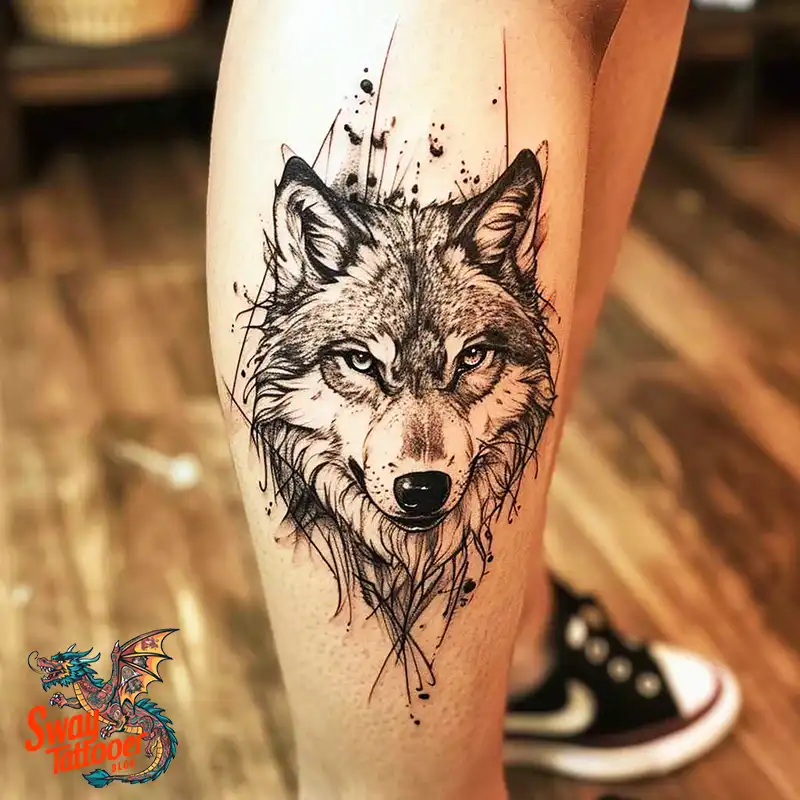 150 Wolf Tattoo Design Ideas: Wild Strength and Spirit 130 wolf tattoo