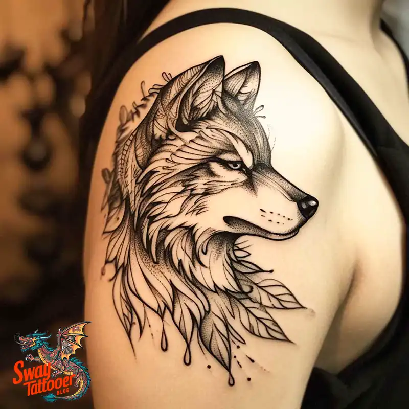 150 Wolf Tattoo Design Ideas: Wild Strength and Spirit 131 wolf tattoo