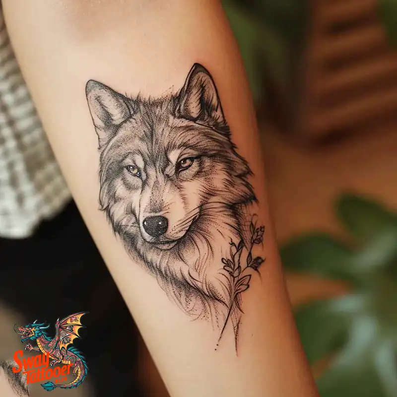 150 Wolf Tattoo Design Ideas: Wild Strength and Spirit 9 wolf tattoo
