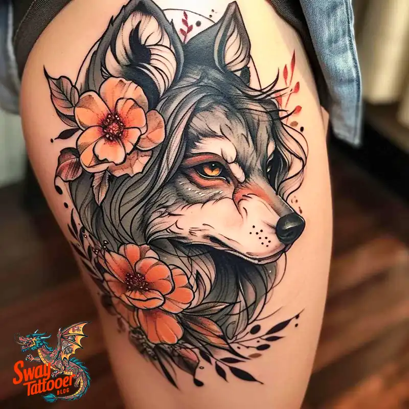 150 Wolf Tattoo Design Ideas: Wild Strength and Spirit 117 wolf tattoo