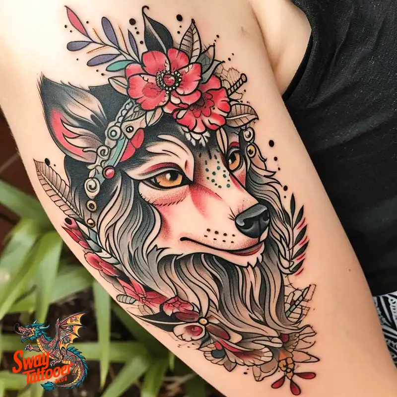 150 Wolf Tattoo Design Ideas: Wild Strength and Spirit 114 wolf tattoo
