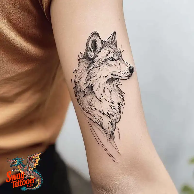 150 Wolf Tattoo Design Ideas: Wild Strength and Spirit 109 wolf tattoo