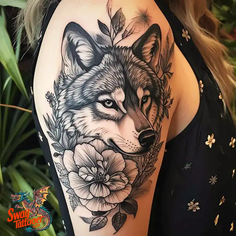 150 Wolf Tattoo Design Ideas: Wild Strength and Spirit 96 wolf tattoo
