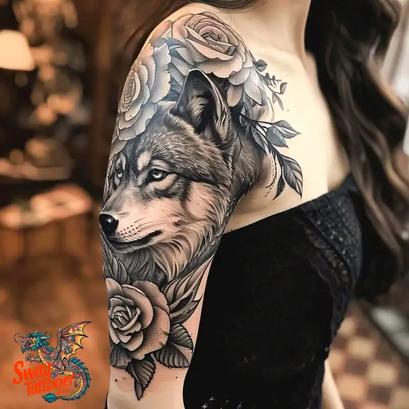 150 Wolf Tattoo Design Ideas: Wild Strength and Spirit 92 wolf tattoo