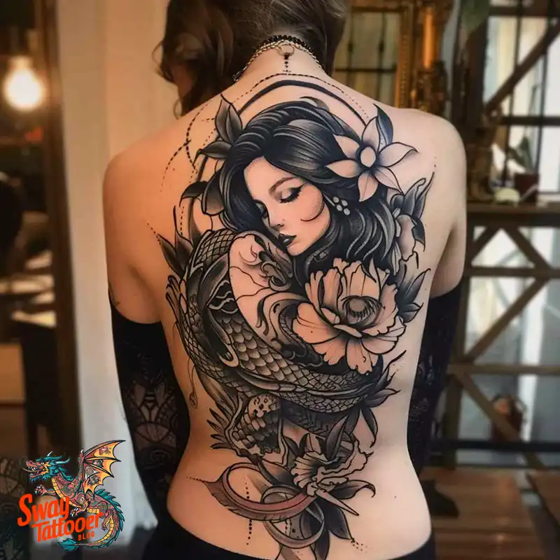 100 Women's Back Tattoo Design Ideas: Stunning Ink Arts 99 Women's Back Tattoo
