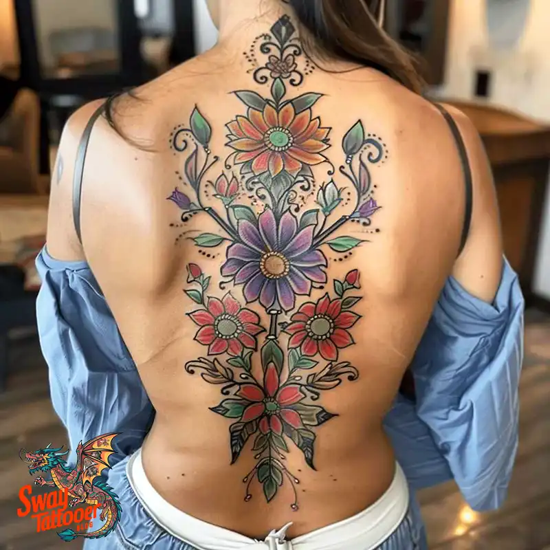 100 Women's Back Tattoo Design Ideas: Stunning Ink Arts 78 Women's Back Tattoo