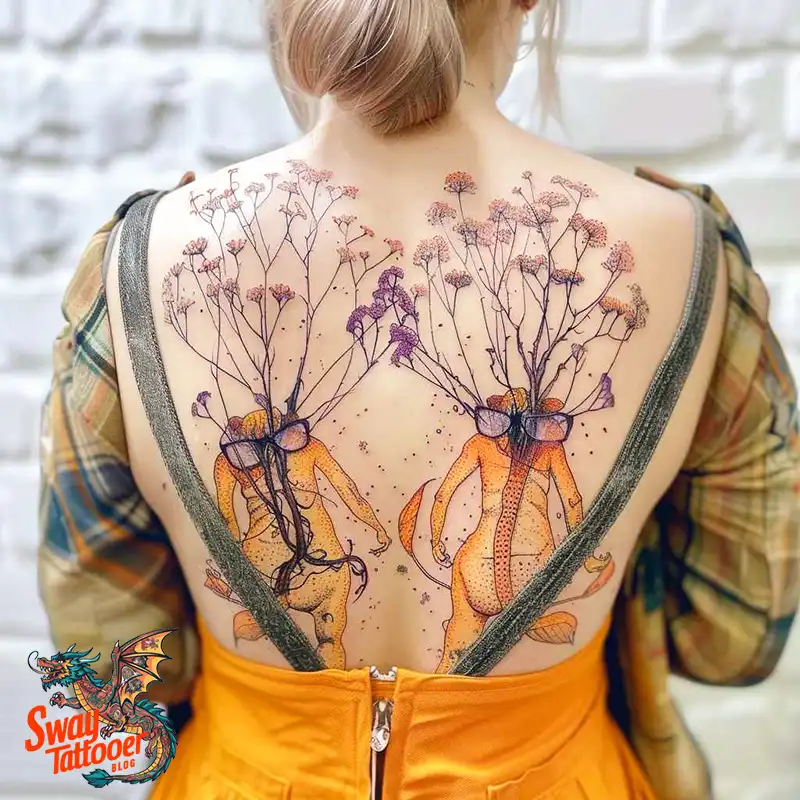 100 Women's Back Tattoo Design Ideas: Stunning Ink Arts 68 Women's Back Tattoo