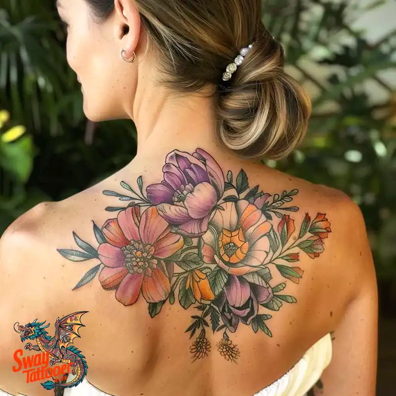 100 Women's Back Tattoo Design Ideas: Stunning Ink Arts 94 Women's Back Tattoo