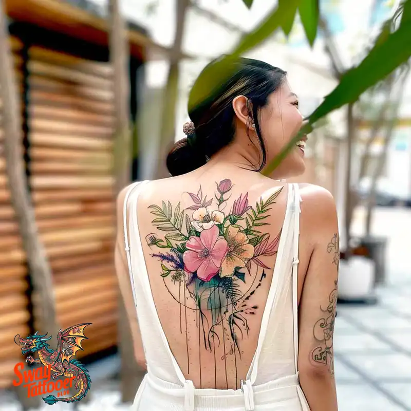 100 Women's Back Tattoo Design Ideas: Stunning Ink Arts 54 Women's Back Tattoo