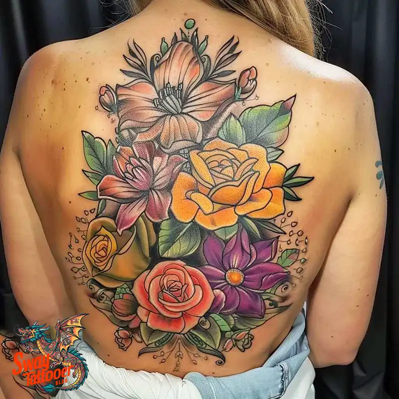 100 Women's Back Tattoo Design Ideas: Stunning Ink Arts 93 Women's Back Tattoo