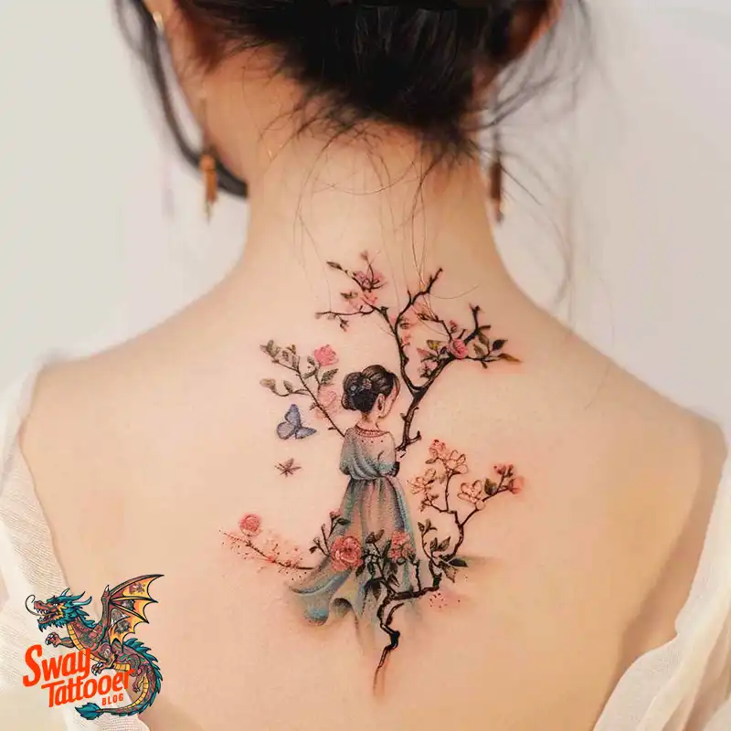 100 Women's Back Tattoo Design Ideas: Stunning Ink Arts 91 Women's Back Tattoo