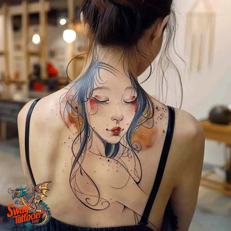 100 Women's Back Tattoo Design Ideas: Stunning Ink Arts 8 Women's Back Tattoo