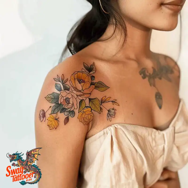 150 Women's Shoulder Tattoo Design Ideas: Your Next Ink 34 Women's Shoulder Tattoo