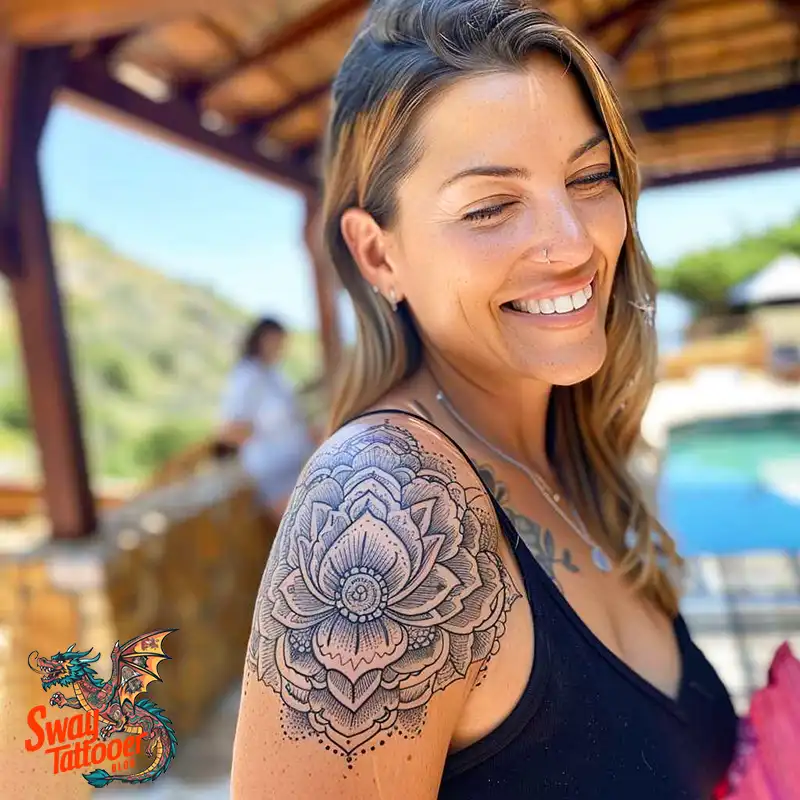 150 Women's Shoulder Tattoo Design Ideas: Your Next Ink 23 Women's Shoulder Tattoo