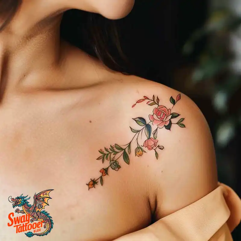 150 Women's Shoulder Tattoo Design Ideas: Your Next Ink 15 Women's Shoulder Tattoo