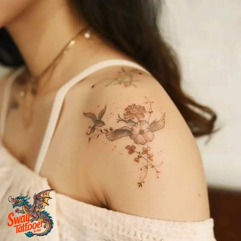 150 Women's Shoulder Tattoo Design Ideas: Your Next Ink 12 Women's Shoulder Tattoo