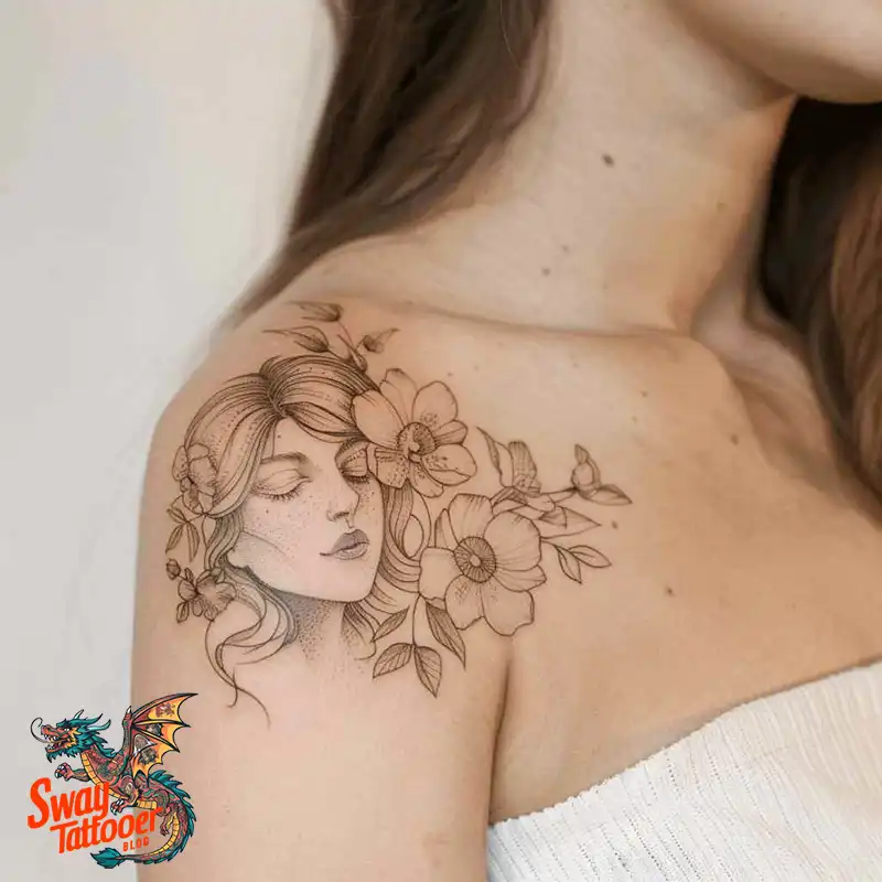 150 Women's Shoulder Tattoo Design Ideas: Your Next Ink 120 Women's Shoulder Tattoo