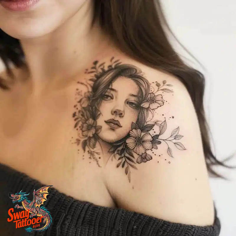 150 Women's Shoulder Tattoo Design Ideas: Your Next Ink 106 Women's Shoulder Tattoo
