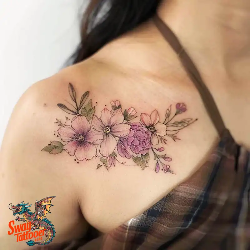 150 Women's Shoulder Tattoo Design Ideas: Your Next Ink 128 Women's Shoulder Tattoo