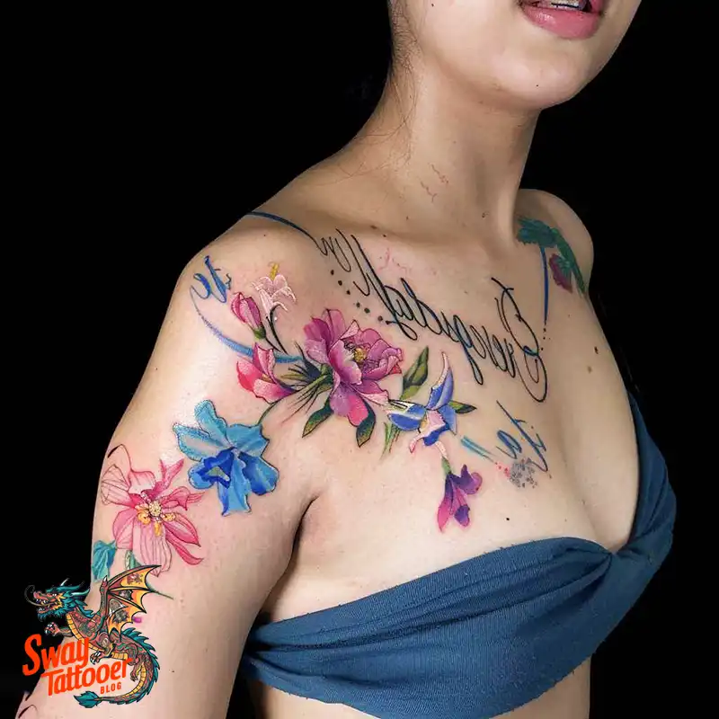 150 Women's Shoulder Tattoo Design Ideas: Your Next Ink 59 Women's Shoulder Tattoo